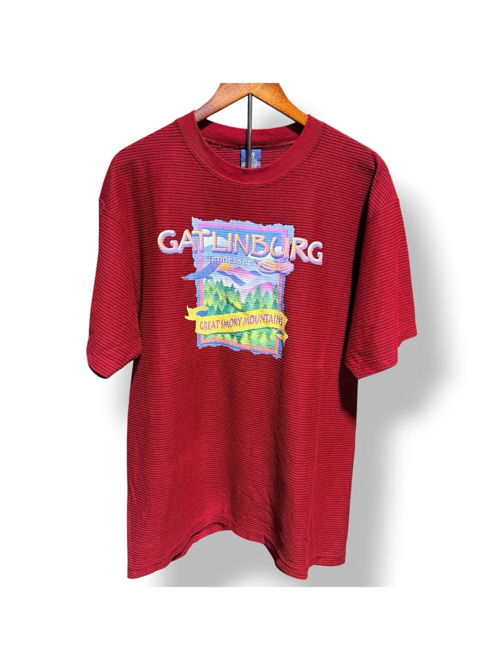Vintage 90s Gatlinburg Tennessee Great Smoky Mountains Shirt XL Made USA